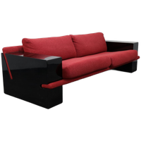 Postmodern Three-seater Sofa, Italy 1980s