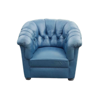 Nette En Luxe Vintage Leren Club Seat Chesterfield Look