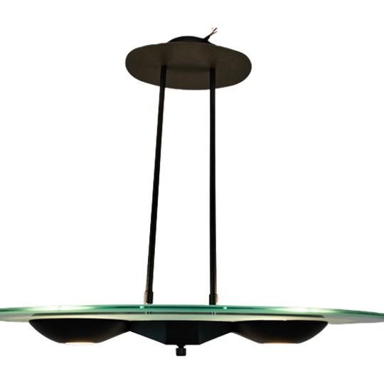 Estiluz - Hanglamp - Spanje - Metaal - Glas - Gesatineerd Glas - 1980's 1