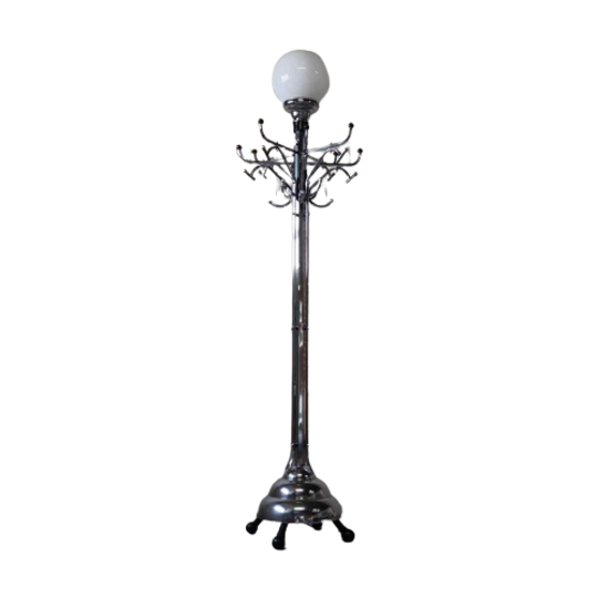 Large Art Deco Coat Rack/floor Lamp 1