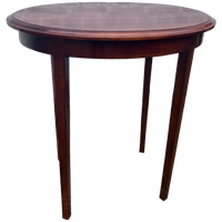 Strak Vintage Mahonie Tafeltje 72 Cm Hoog