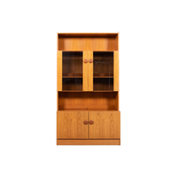 Danish 1970’s Teak Veneer Two Piece Cabinet / Boekenkast / Ladekast / Buffetkast / Kast