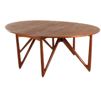 Kurt Østervig Voor Jason Møbler Eettafel Vintage Teak Deens Design