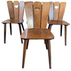 4 Brutalist Stoelen thumbnail 1