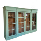 Antieke Vintage Vitrinekast Servieskast Boekenkast Dressoir thumbnail 1