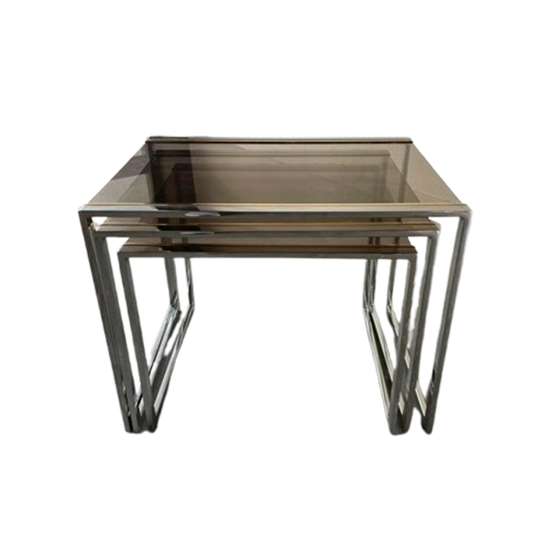 Vintage Jaren 70 Bijzettefeltjes 23 Karaat Verguld 1