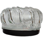 Vintage Plafondlamp Plafonnière Wandlamp Glas Organisch thumbnail 1