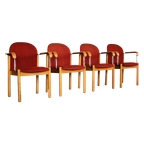 Vintage Stoelen | Armchairs | Kinnarps | Zweden thumbnail 1