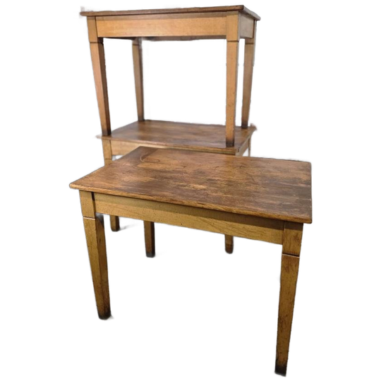 Vintage Kleine. Houten Tafel / Boerentafel 1