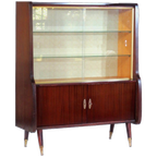 Vintage Art Deco Vitrinekast, 1960s thumbnail 1