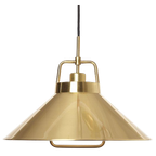 Brass Pendant Light By Fog & Mørup, Denmark 1970’S thumbnail 1