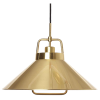 Brass Pendant Light By Fog & Mørup, Denmark 1970’S