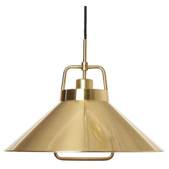 Brass Pendant Light By Fog & Mørup Denmark 1970’s 1