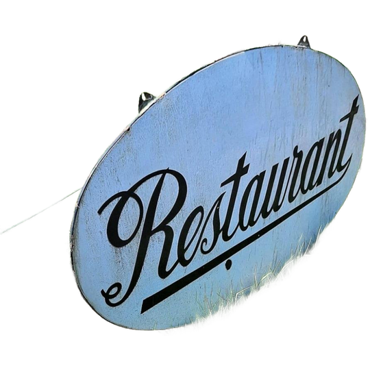 Stoer En Groot Emaille Bord Restaurant🍽 1