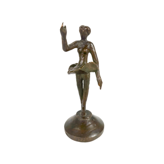 'ballerina' - Brons - Gesigneerd - Sculptuur - A.b. Bruna - 1982 1
