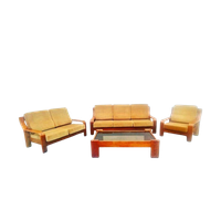 Opruiming! Complete Scandinavische Zithoek/Salon/Salontafel.
