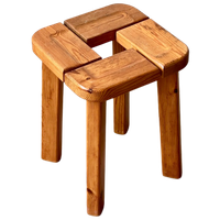 Pine Stool By Olof Ottelin, Finland 1960