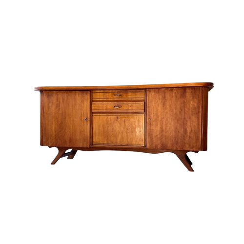 Vintage Jaren 60 Dressoir, Wandkast, Low Board