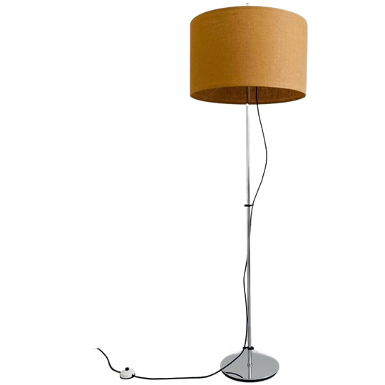 Vintage Design Verchroomde Vloerlamp Staff Leuchten 1970’s 1