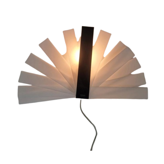 Mawe Mawa Design Postmoderne Design Waaier Lamp Jaren 80. 1