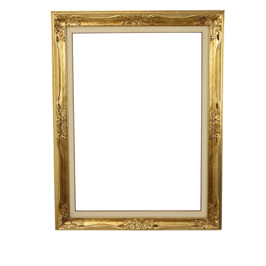 Grote Vintage Goudkleurige Lijst Barok Stijl Klassiek 86cm 1