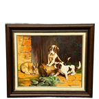 Willy Van Buyten (Geboren 1935-). Schilderij "Surprise". thumbnail 1