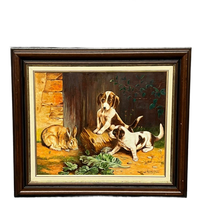 Willy Van Buyten (Geboren 1935-). Schilderij "Surprise".