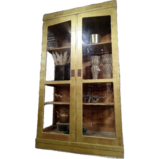 Oude Vitrinekast / Schoolkast / Apothekerskast / Buffetkast 1