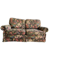 Vintage Gebloemde Tweezit / Zetel / Canapé