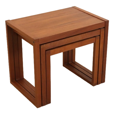 Nesting Tables Mimiset Tafeltjes Bramin Vintage Deens 'Kerteminde'