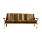 Vintage Eiken Bank | Sofa | Jaren 50 | Deens thumbnail 1