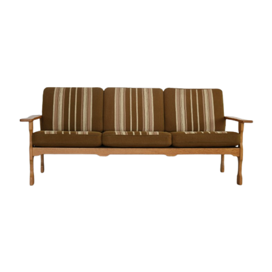 Vintage Eiken Bank | Sofa | Jaren 50 | Deens 1