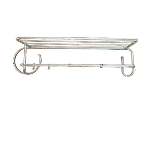 Vintage Art Deco Chrome Wandkapstok 1
