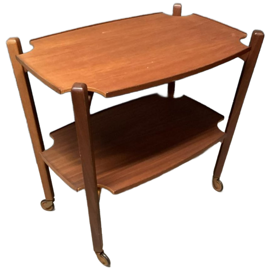 Teak Serveerwagen 1