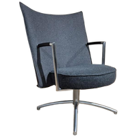 Erik Jorgensen Fauteuil - Partner - Grijs - Stof - Design