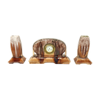 Porseleinen Art Deco Klokstel thumbnail 1
