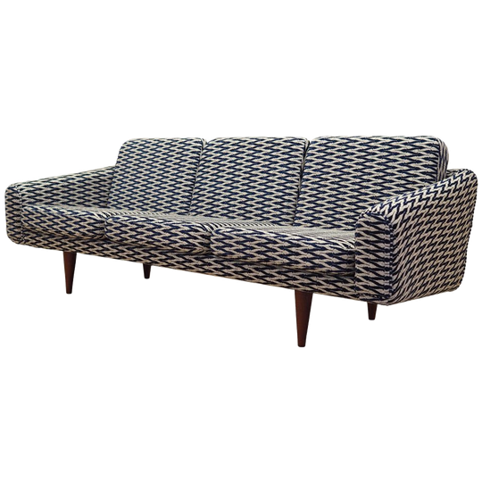 Three-seater Sofa, Danish Design, 1960s, Designer: Illum Wikkelsø 1