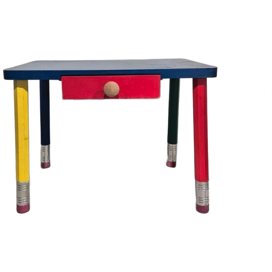 Pierre Sala Vintage Jaren 80 Potlood Tafel 1