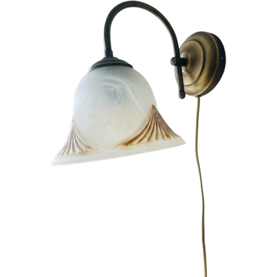 Unieke Antieke/ Vintage Wandlamp