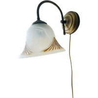 Unieke Antieke/ Vintage Wandlamp