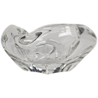 Kristalunie Maastricht - Max Verboeket - Transparant Dubbelwandige Vaas - 1960´s thumbnail 1