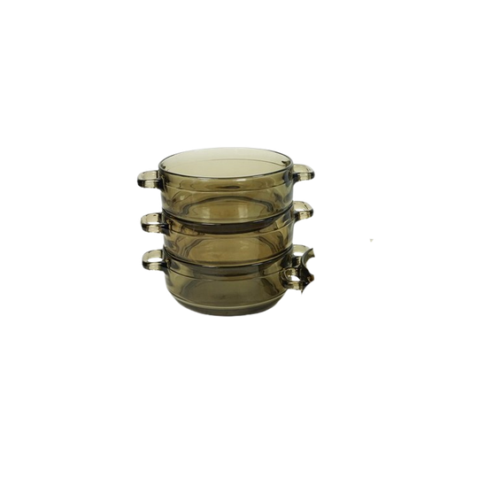 5 Rookglas Schaaltjes / Soepkommen Arcoroc 1