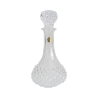 Vintage Diamant Punt Kristal Karaf Cristal d'Arques Frankrijk Jaren '70 | Kerst