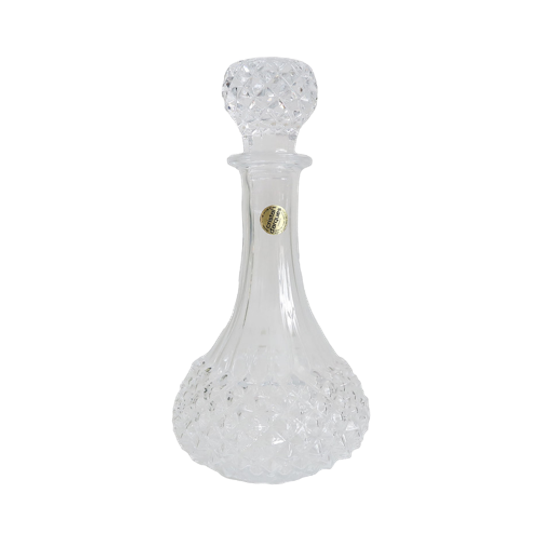 Vintage Diamant Punt Kristal Karaf Cristal d'Arques Frankrijk Jaren '70 | Kerst 1