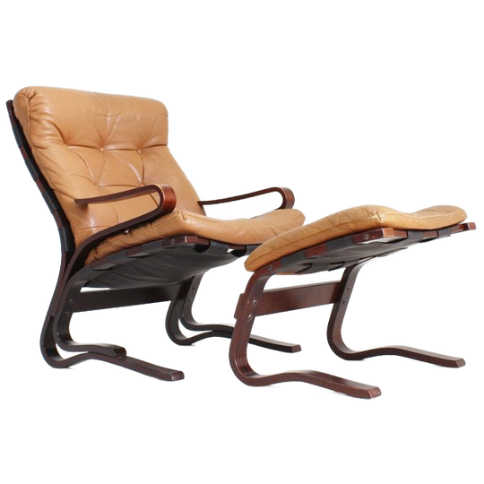 Vintage Kengu Lounge Armchair Designed By Erda & Nordahl Solheim For Rybo Rykken 1