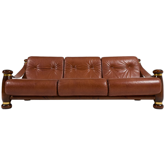 Italian Mid-century Modern Sculptural Sofa From 1960’s 1