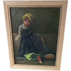 Lilian Adcock (1944) "Poppen". Olieverf Op Paneel thumbnail 1