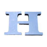 Qf21 – Vintage Letter H