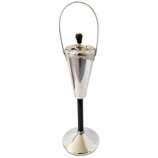 Vintage Staande Asbak Chromen Vintage Asbak Jaren 50 Chromen 1