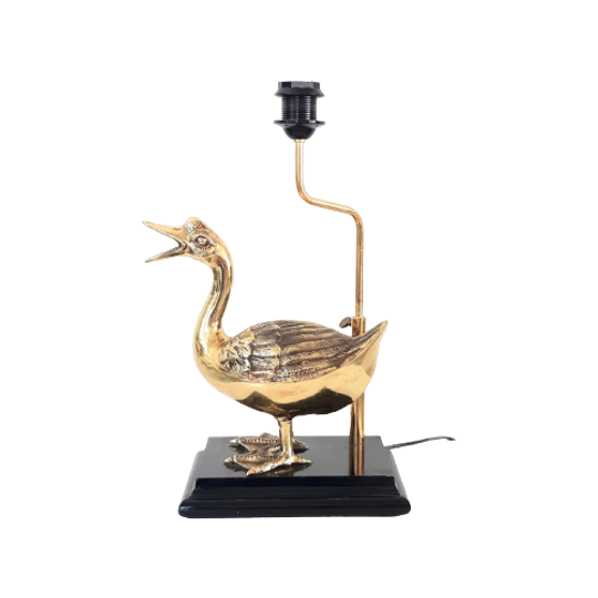 Nk32 – Hollywood Regency Table Lamp Duck 1